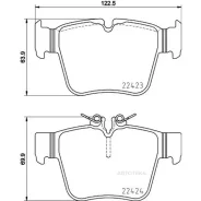 ������� ���. Mercedes GLC (X253) 16=/C-Class (W205) AMG 43 16= Textar 2242301 Textar 2242301 2242301 ����