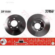 ���� ��������� Mercedes W460 79-93/W461 90-/W463 89- �������� D=303��. TRW DF1599 DF1599 ����