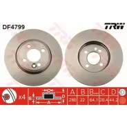 ���� ��������� TRW DF4799 ������ MINI: MINI (R56) 06-, MINI Clubman (R55) 07-, MINI ������ (R57) 07- TRW DF4799 DF4799 ����