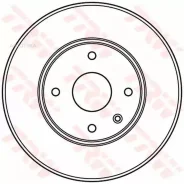 ����. ���� ���. [278x24] 4 ���. TRW DF6031 Chevrolet Epika 2.0 TRW DF6031 DF6031 ����