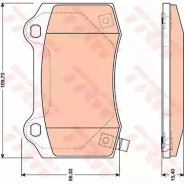 ������� ��������� JEEP Grand Cherokee II 4.7 00-/III 3.0-6.1 05- R17 ������ TRW GDB4171 TRW GDB4171 GDB4171 ����