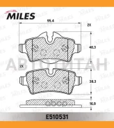 ������� ��������� ������ (����� Ceramic ����� PRO) MINI Cooper 06-/ONE/Clubman 07- (TRW GDB1766) E510531 E510531 ����