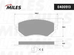 ������� ��������� E400513 / D3159H / E400652 / E500652 / E100652 / GHY13328Z9C Miles E400513 ����