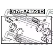 ����������� ���� �������� Toyota Corolla AE11#/CE11#/EE111 1995-2000 0175-AZT220R Febest 0175AZT220R Febest 0175AZT220R 0175AZT220R ����