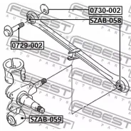 ���������� Suzuki Baleno/Esteem SY413/SY415/SY416/SY418/SY419 1995-2001 0730-002 Febest 0730002 Febest 0730002 0730002 ����
