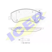 ������� ��������� �������� ICER 141793204 ������, VW: Amarok 2.0 Bitdi/2.0 Bitdi 4M I /2.0 TDI/2.0 TDI 4M I /2.0 TSI 10-, Amarok USA CREW CAB Pickup 2...