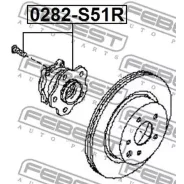 ������� ������ (Infiniti M35/45 (Y50) 2004-) Febest Febest 0282S51R Febest 0282S51R 0282S51R ����
