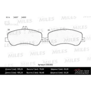 ������� ��������� MB GLK X204 2.2-3.5 ���. SemiMetallic Miles E100453 Miles E100453 E100453 ����
