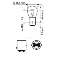 ����� ����������� ���������� P21/5W BAY15s Vision 12V 21/5W ������ 10 �� (���� �� �����) Philips 12499CP Philips 12499CP 12499CP ����