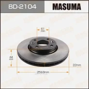 ���� ��������� Nissan Micra ���. Masuma BD2104 Masuma BD2104 BD2104 ����
