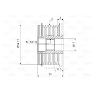 ���� ���������� Valeo 588003 Citroen Berlingo/C2/C3/C4/C5/C8/Evanso�n/Jumper/Jumpy/Xsara 1.4-2.2/D 98- / FIAT Ducato/Dcudo/Ulysse 1.6D/2.0D/2.2D 02-...