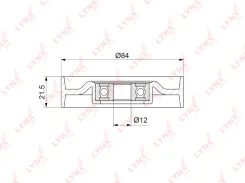 ����� �������� ���������� ����� Nissan CR-SER AD / Expert (Y12) 06- / CUBE (Z11) 02- / March (K12) 02- / AC LYNXauto PB5052 PB5052 ����
