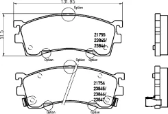 ��������� ������� �������� 447 (PF-5239/NP5003) Nisshinbo (Front), �������� NP5003 ����