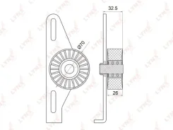 ����� �������� ���������� ����� LADA Largus Lynxauto PB5038 PB5038 ����
