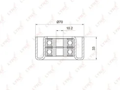 ����� �������� ���������� ����� Lynxauto PB7033 PB7033 ����
