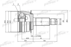 ���� �������� 30x56x27 PCV1555 Patron Patron PCV1555 PCV1555 ����