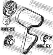 ����� �������� ����� ��� Febest 0588DE 0588DE ����