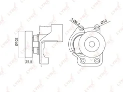 ���������� ����� ��������� ������������ Lynxauto PT3047 PT3047 ����