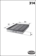 ������ ��������� Mecafilter JLP3911 JLP3911 ����