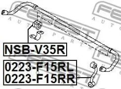 ���� ������������� ������� ������! Renault Koleos, Nissan Qashqai all 07 Febest 0223F15RR 0223F15RR ����