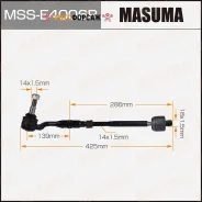 ���� � ������������ Masuma BMW 5-Series (F10), 7-Series (F02) RH Masuma MSS-E4006R Masuma, ������ MSSE4006R ����