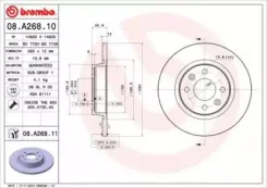 ���� ��������� Standard | ����� | Brembo 08A26810 08A26810 ����