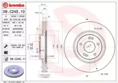 ���� ��������� UV Coated | ����� | Brembo 09C24511 09C24511 ����