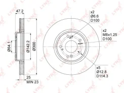 ���� ��������� ������������� (300x25) | ����� | Lynxauto BN1040 BN1040 ����