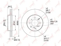 ���� ��������� ������������� (262x21) | ����� | Lynxauto BN1034 BN1034 ����