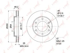 ���� ��������� ������������� (290x26) | ����� | Lynxauto BN1090 BN1090 ����
