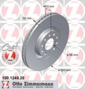 ���� ��������� ! �����. 320x30/47-5x112 Zimmermann 100124920 100124920 ����