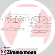 ������� �������� ! �����. 193x64x19 Zimmermann 251921901 251921901 ����
