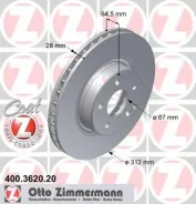 ���� ��������� ! �����. 312x28/64-5x112 Zimmermann 400362020 400362020 ����