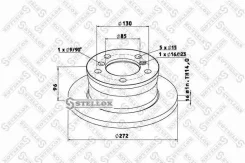 ���� ��������� !272x97x16x85 n5+n1d17 Stellox 8500763SX 8500763SX ����