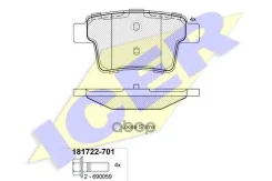 ������� ����. ����. Mondeo III (11/00-) Icer ���. 181722-701 181722701 ����