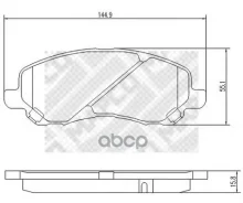 ������� ��������� �������� �������� �-� � �������� ������ Mitsubishi ASX (GA_W_) 1.6 Mivec Outlande Mapco ���. 6751 6751 ����