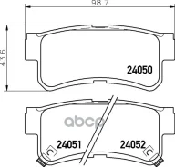 ������� ��������� �������� ����. Musso (FJ) Musso (FJ) Mintex ���. mdb2295 MDB2295 ����