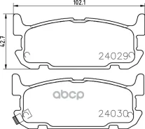 ������� ��������� �������� ����. MX-5 Mk II (NB) MX-5 II (NB) Mintex ���. mdb2575 MDB2575 ����