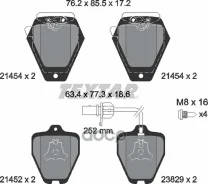 ������� ��������� �������� �����. A4 (8D2 B5) A4 Avant (8D5 B5) A4 Saloon (8D2 B5) A4 Stufenheck Textar ���. 2145401 2145401 ����