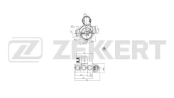 ������� Ford Transit 14- Zekkert ���. an-1073 AN1073 ����