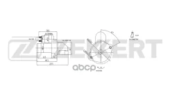 ������� Mitsubishi Pajero III 00- Pajero Sport II 08- L200 III 05- L300 III 86- Zekkert ���. an-1066 AN1066 ����