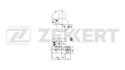 ������� Hyundai Solaris II 17- i30 II 16- Kia Rio IV 17- Ceed III 18- Stonic 18- Xceed 19- Zekkert ���. an-1077 AN1077 ����
