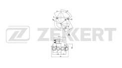 ������� Renault Duster 10- Megane II III 03- Kaptur 16- Scenic II 03- Espace III IV 96- Lagun Zekkert ���. an-1079 AN1079 ����