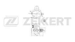 ������� Geely Emgrand EC7 14- Zekkert ���. an-1085 AN1085 ����