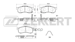 ������� ����. ����. ������. Honda Acty III IV 09- N-BOX I II 11- N-BOX Slash 14- N-VAN 18- N-W Zekkert ���. bs-1063 BS1063 ����