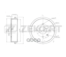 ������� ��������� ������ Chery Very A13 11- Zekkert ���. bs-5411 BS5411 ����