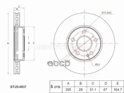 ���� ��������� (�������) Mercedes-Benz A-Class 12-18 / B-Class 11-18 Sat ���. ST-25-0037, �������� ST250037 ����