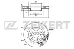 ���� ����. �����. ���. VW Touareg II 10- Porsche Cayenne 10- Zekkert ���. bs-6164 BS6164 ����
