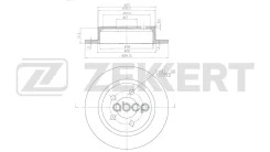 ���� ��������� ����. Jeep Cherokee 01- Wrangler II 96- Zekkert ���. bs-6684 BS6684 ����