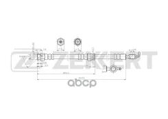 ����� ��������� ������ Mazda MX-6 92- 626 V 98- Xedos 6 92- Zekkert ���. bs-9106 BS9106 ����